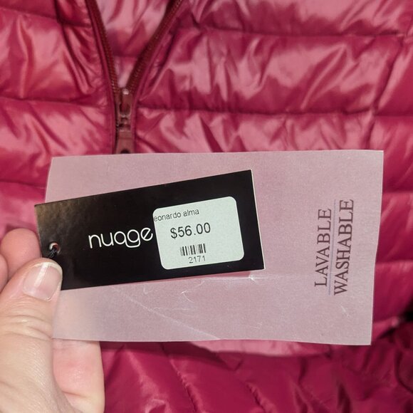 Nuage Sport Lightweight Down Puffer Jacket – Cherry Red – Women’s M – NWT - Picture 7 of 8